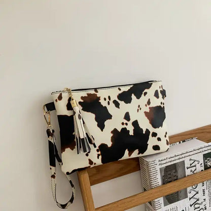 Arizona Wild Pouch: New Fashion Leopard & Cow Print Clutch Bag