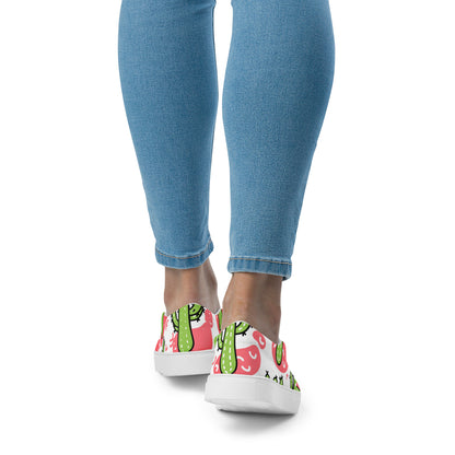 Cactus Chic Slip On Shoes